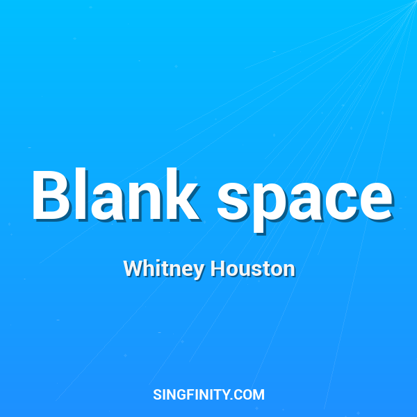 Blank space