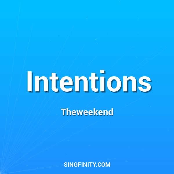 Artwork for Intentions