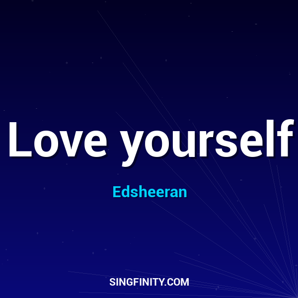 Artwork for Love yourself