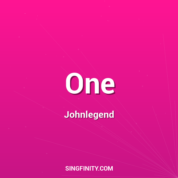 One