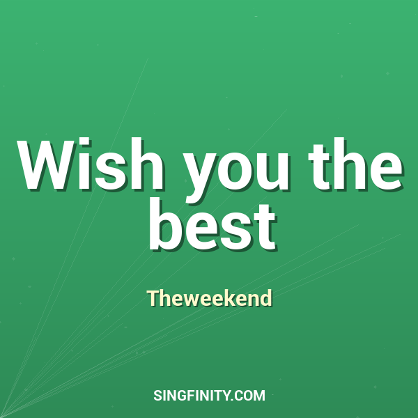 Wish you the best