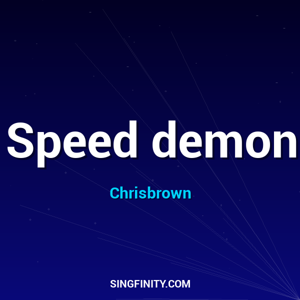 Artwork for Speed demon