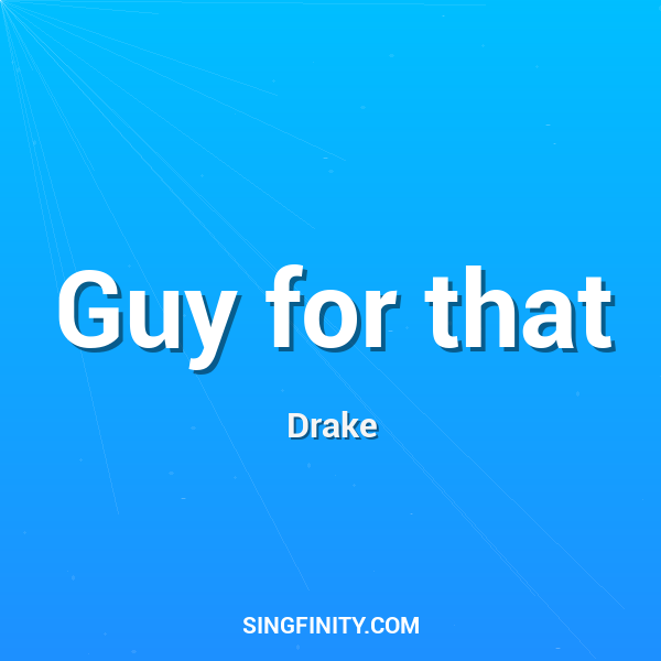 Artwork for Guy for that