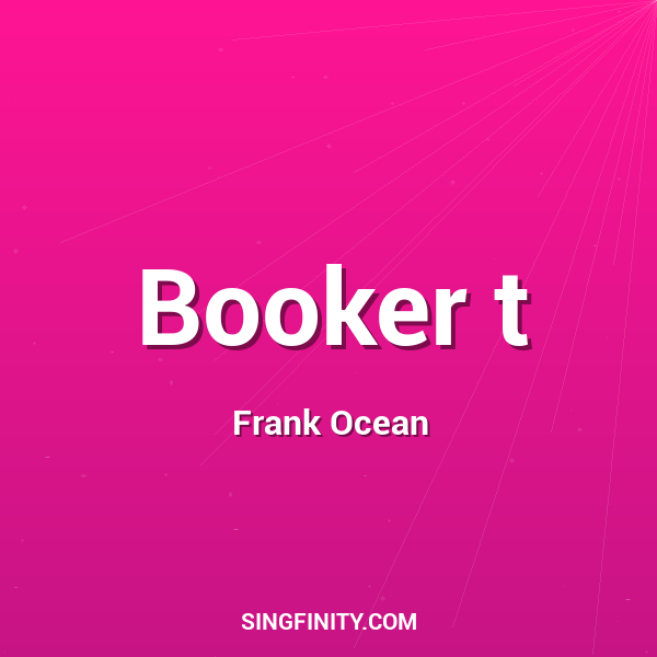 Booker t