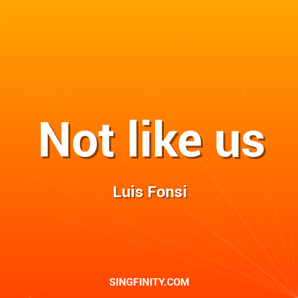 Artwork for Not like us