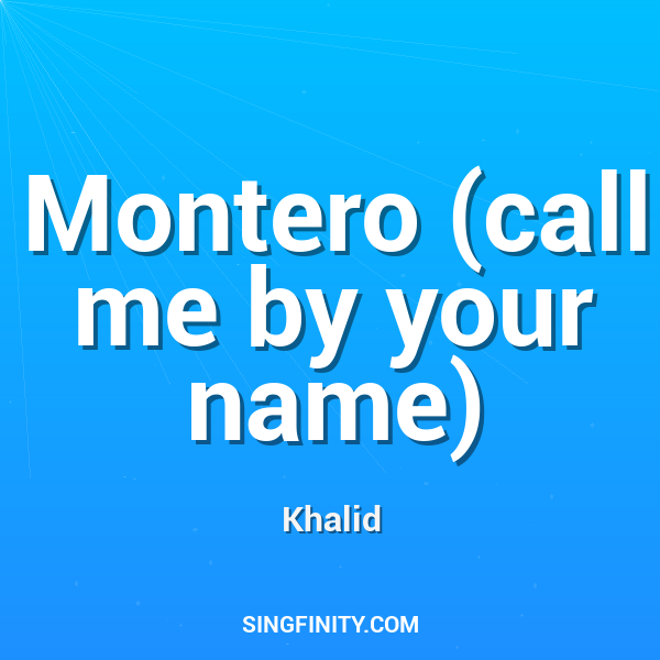 Montero (call me by your name)