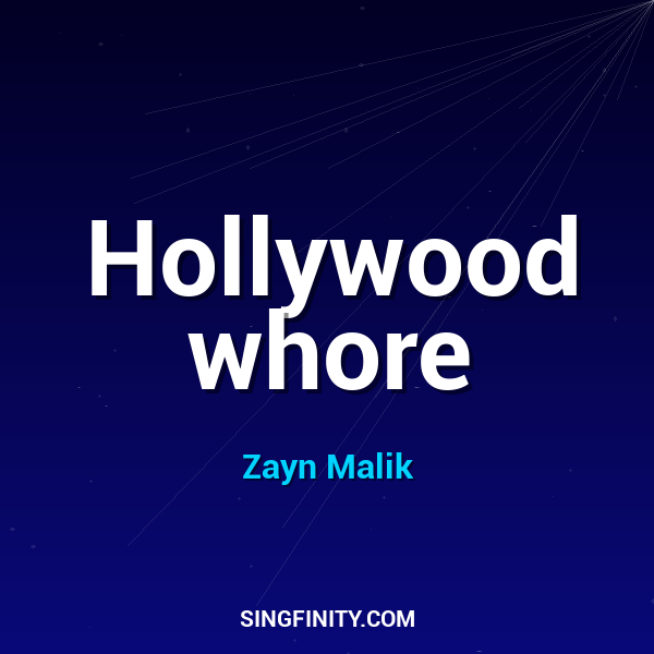 Hollywood whore