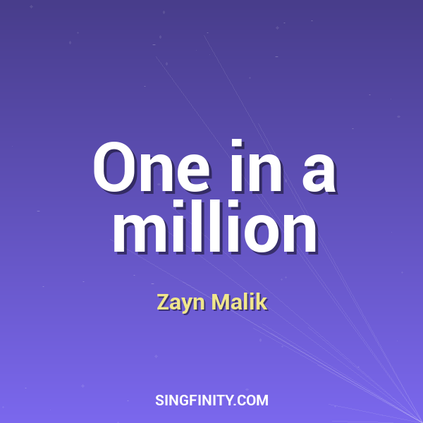 One in a million