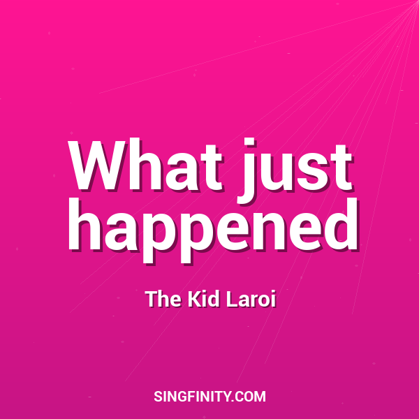 Artwork for What just happened