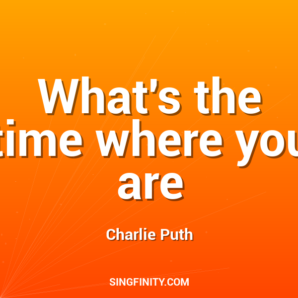 What's the time where you are
