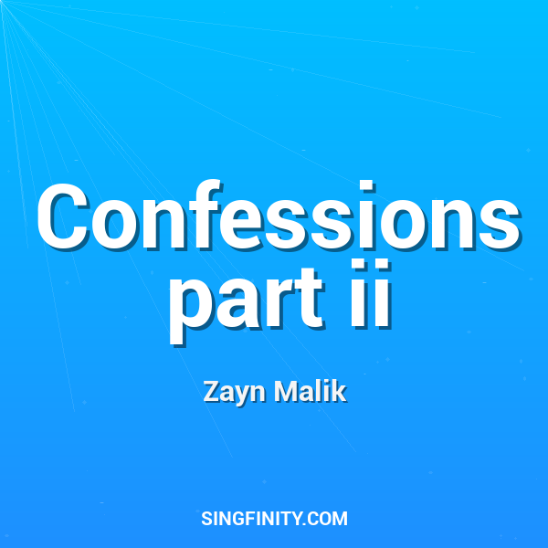 Confessions part ii