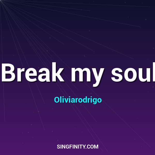 Artwork for Break my soul