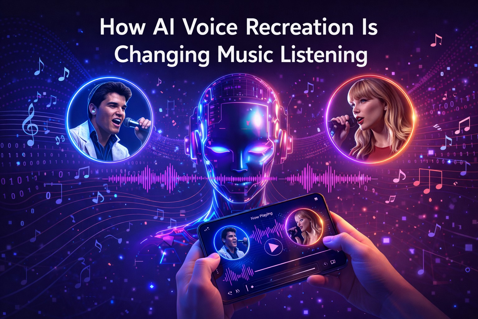AI voice recreation in music