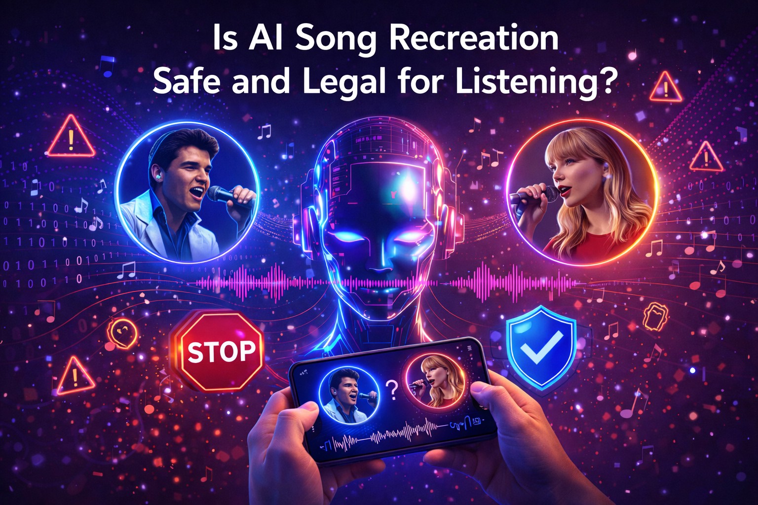 Legal and safe AI song recreation